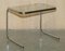 Tavolini Milo Baughman Mid-Century moderni in vetro fumé e metallo cromato di Milo Baughman, set di 3, Immagine 14