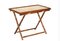 Walnut Hardwood Chessboard Folding Games Chess Tray Table, 1885, Image 1