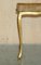 Nido de tres mesas veneciano florentino pintado a mano y dorado, años 30. Juego de 3, Imagen 5