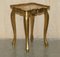 Florentine Venetian Hand Painted & Gilt Nest of Three Tables, 1930s, Set of 3 18