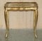 Vintage Florentine Hand Painted & Gilt Nesting Tables, 1930s, Set of 3 4