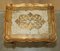 Mesas nido florentinas vintage pintadas a mano y doradas, años 30. Juego de 3, Imagen 17