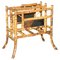 Movement Bamboo Carved Chinese Magazine Paper Rack, 1880s 1