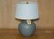 Lampade da tavolo a forma di vaso grigio in ceramica di Ralph Lauren, Immagine 2