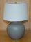 Lampade da tavolo a forma di vaso grigio in ceramica di Ralph Lauren, Immagine 1