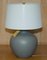 Lampes de Bureau en Forme de Vase en Céramique Grise de Ralph Lauren 14
