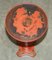 Antique Chinese Chinoiserie Lacquered & Hand Painted Side Table, Image 10
