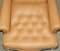 Chesterfield Brown Leather Armchair from Howard & Sons, 1860s, Image 14