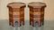 Moroccan Inlay Side End Lamp Wine Tables from Libertys London, Set of 2, Image 1