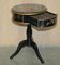 Chinese Oriental Chinoiserie Hand Painted Drum Side Table 18