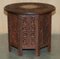 Burmese Octagonal Carved Side Table from Liberty, 1910s 16