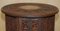 Burmese Octagonal Carved Side Table from Liberty, 1910s 4