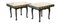 Faux Book Topped Side Tables on Cabriole Legs, Set of 2, Image 1