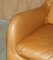 50th Anniversary Brown Leather Sofa & Armchair from Habitat Smithfield Aron Probyn, Set of 2, Image 5