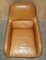 50th Anniversary Brown Leather Sofa & Armchair from Habitat Smithfield Aron Probyn, Set of 2, Image 17