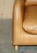 50th Anniversary Brown Leather Sofa & Armchair from Habitat Smithfield Aron Probyn, Set of 2, Image 16