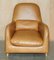 50th Anniversary Brown Leather Sofa & Armchair from Habitat Smithfield Aron Probyn, Set of 2, Image 15