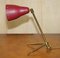 Mid-Century Modern Table Lamp with Red Original Shade from Boris Lacroix, 1950s, Image 15