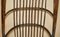 Butaca de orejas francesa con respaldo de bambú y base de acero, Imagen 8