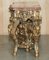 Baroque Metal Rams & Maiden Head Marble Topped Console Table, Image 19