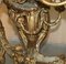 Baroque Metal Rams & Maiden Head Marble Topped Console Table, Image 13