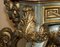 Baroque Metal Rams & Maiden Head Marble Topped Console Table 5