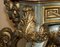 Baroque Metal Rams & Maiden Head Marble Topped Console Table, Image 5