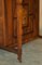Viktorianischer Davenport Schreibtisch aus Hartholz mit Intarsien & braunem Leder 9