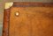British Army Brown Leather Trunk Coffee Table Honi Soit Qui Mal Y Pense 18