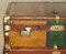 British Army Brown Leather Trunk Coffee Table Honi Soit Qui Mal Y Pense 8