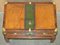 British Army Brown Leather Trunk Coffee Table Honi Soit Qui Mal Y Pense 17