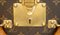Brauner Vintage Leder Suitcase Trunk Couchtisch, Louis Vuitton für Louis Vuitton zugeschrieben 9