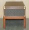 Vintage Brown Leather Suitcase Trunk Coffee Table attributed to Louis Vuitton for Louis Vuitton 16