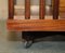 Sheraton Revival Flamed Hardwood Walnut & Satinwood Revolving Bookcase Table, Image 15