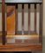 Sheraton Revival Flamed Hardwood Walnut & Satinwood Revolving Bookcase Table, Image 14