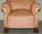 Art Deco Lions Hairy Paw Carved French Club Armchairs, 1920s, Set of 2, Image 5