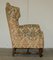 Italian Carolean High Back Wingback Armchairs, 1880s, Set of 2 12