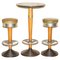 Antique Art Deco High Bar Table & Stools, Set of 3, Image 2