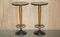 Antique Art Deco High Bar Table & Stools, Set of 3 3