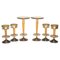 Antique Art Deco High Bar Table & Stools, Set of 3, Image 1