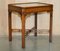 Tavolini Thomas Chippendale vintage in mogano, Inghilterra, anni '60, set di 2, Immagine 3