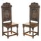 Antique 17th Century English Oak Chairs from the Film Hellboy, Set of 2 1
