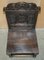 Antique 17th Century English Oak Chairs from the Film Hellboy, Set of 2 14