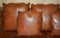 Thomasville Safari Brown Leather Woven Sofas, Set of 2 5