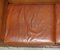 Thomasville Safari Brown Leather Woven Sofas, Set of 2 17