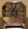 Horloge de Cheminée Art Déco en Verre Rose Saumon, Angleterre, 1920s 2