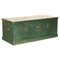 Hand Painted Green Trunk Chest in Pine, Austria, 1856 1