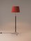 Hall Foot G1 Floor Lamp in Red and Brass by Jaume Sans 3