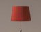 Hall Foot G1 Floor Lamp in Red and Brass by Jaume Sans 4