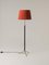 Hall Foot G1 Floor Lamp in Red and Brass by Jaume Sans 2